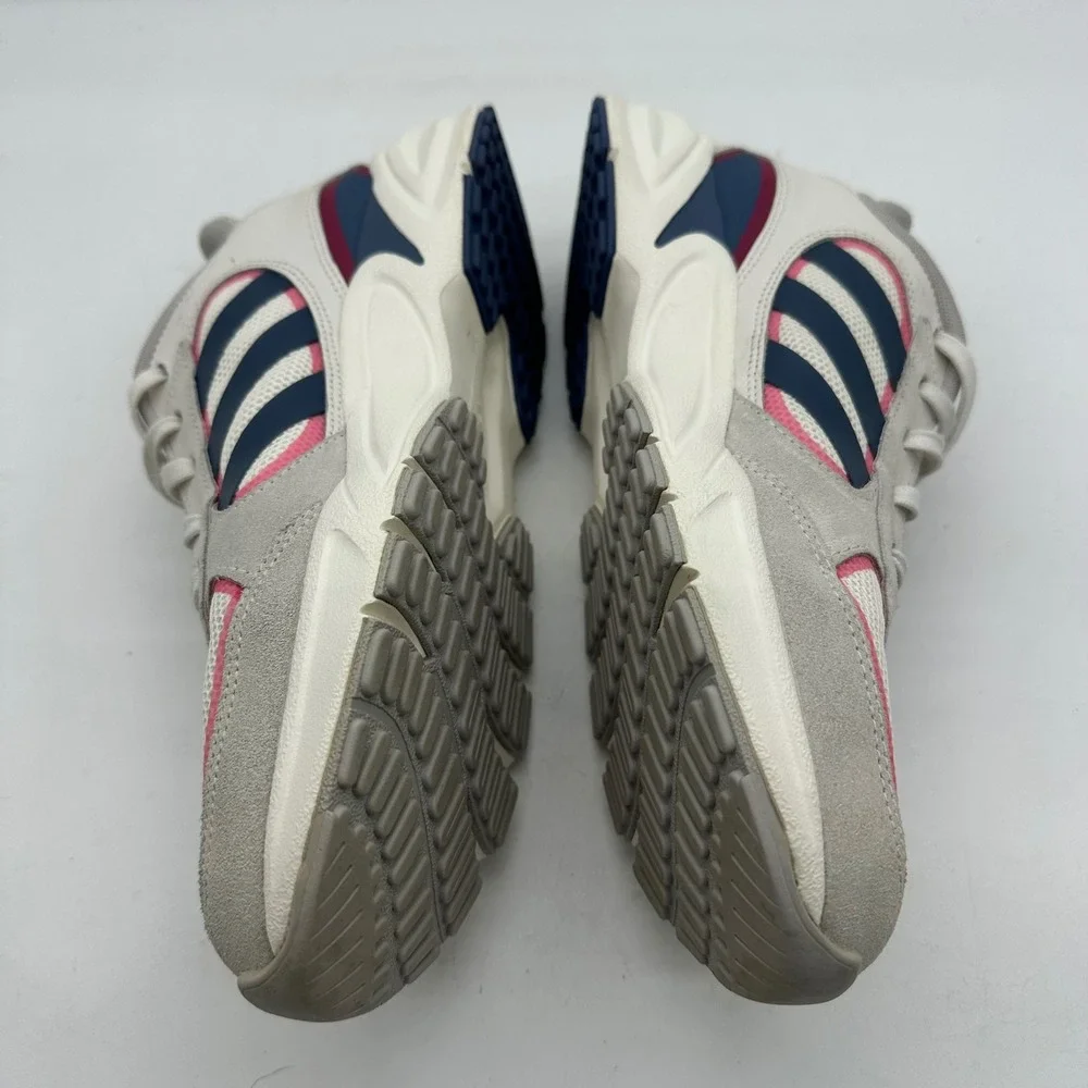 Adidas EE9907 Women 11 Sneakers Grey Navy Pink Grand Court Base‎ Athletic Shoes